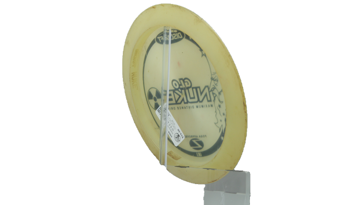 USED Discraft Glo Nuke Distance Driver Back View