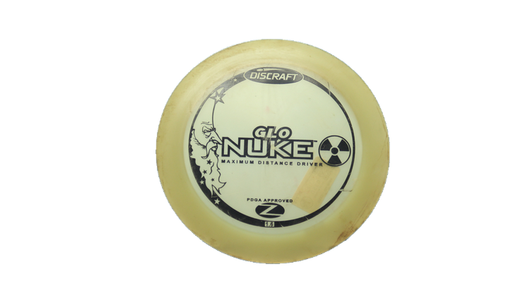 USED Discraft Glo Nuke Distance Driver Front View