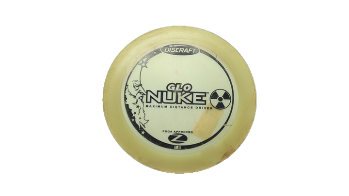USED Discraft Glo Nuke Distance Driver Front View