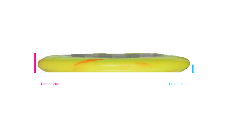 USED Discraft Jawbreaker Light Weight Challenger Putter Profile View
