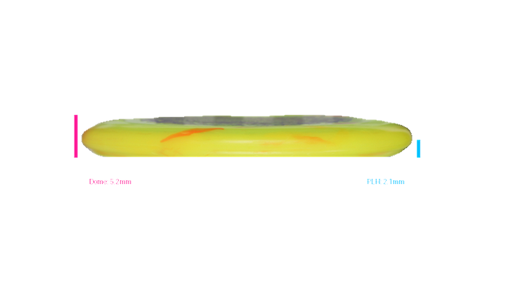 USED Discraft Jawbreaker Light Weight Challenger Putter Profile View