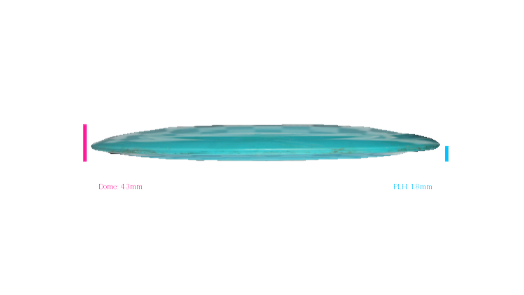 USED Dynamic Discs Fuzion Raider Distance Driver Profile View