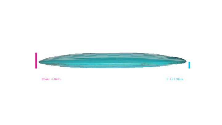 USED Dynamic Discs Fuzion Raider Distance Driver Profile View