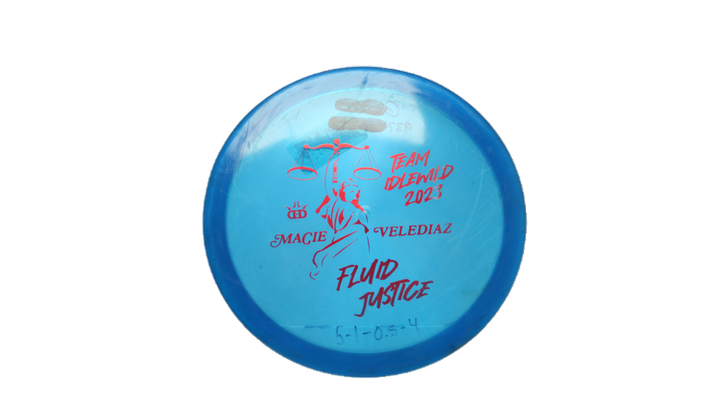 USED Dynamic Discs Fluid Justice Midrange Front View