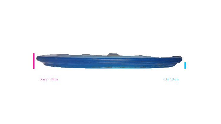 USED Dynamic Discs Fluid Justice Midrange Profile View