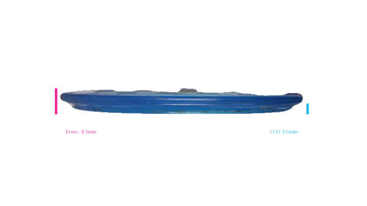 USED Dynamic Discs Fluid Justice Midrange Profile View