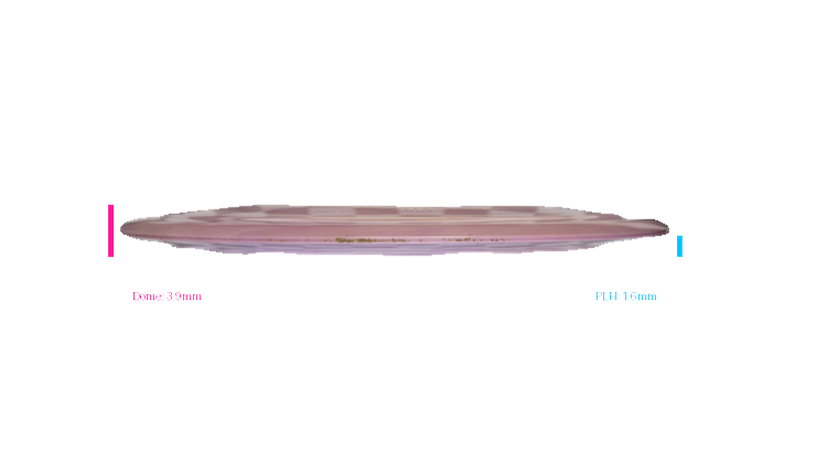 USED Discmania Swirl S-Line PD2 Distance Driver Profile View