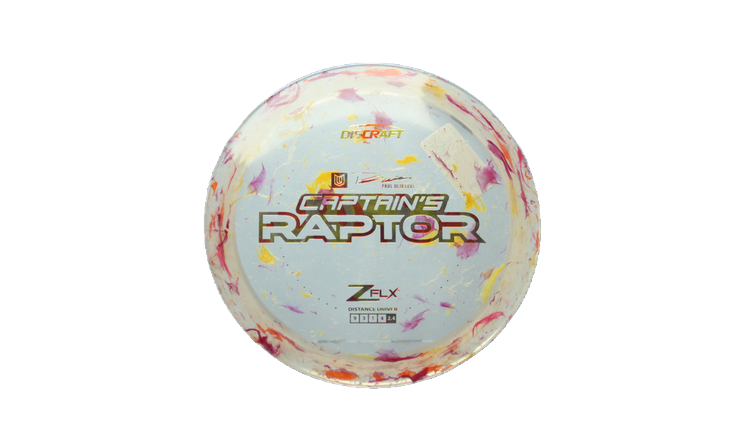 USED Discraft Jawbreaker Z FLX Captain's Raptor Fairway Driver Front View