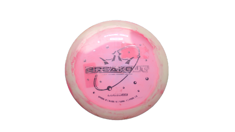 USED Dynamic Discs Lucid-Ice Orbit Breakout Fairway Driver Front View