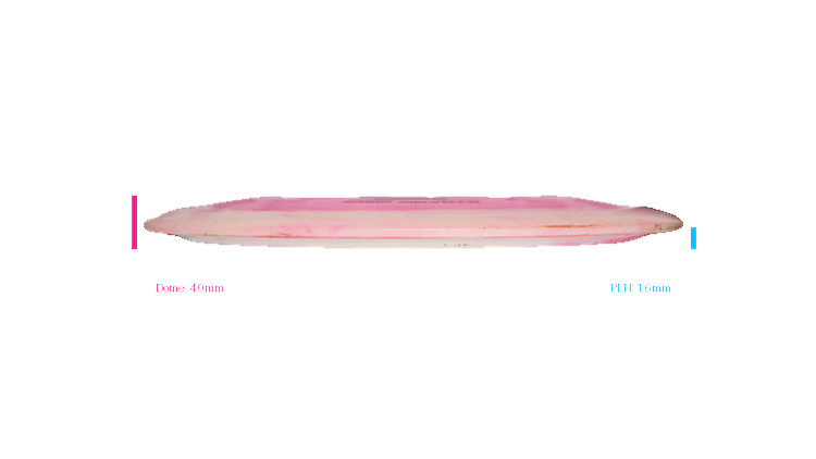 USED Dynamic Discs Lucid-Ice Orbit Breakout Fairway Driver Profile View