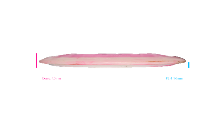 USED Dynamic Discs Lucid-Ice Orbit Breakout Fairway Driver Profile View