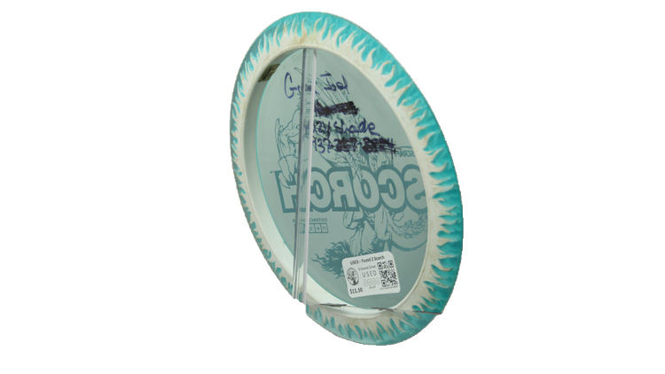 USED Discraft Fuzed Z Scorch Distance Driver Back View