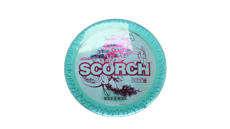 USED Discraft Fuzed Z Scorch Distance Driver Front View