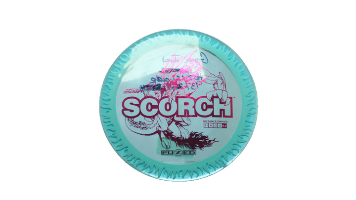USED Discraft Fuzed Z Scorch Distance Driver Front View