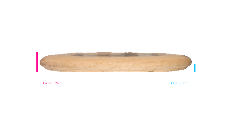 USED Viking Ground Plastic Rune Putter Profile View