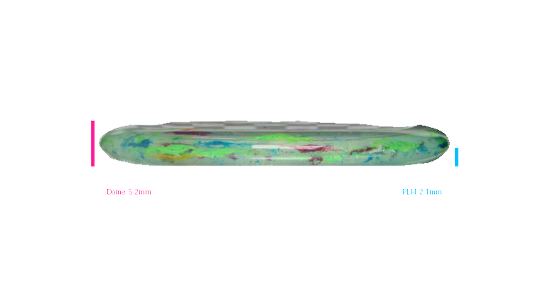 USED Discraft Jawbreaker Z Luna Putter Profile View