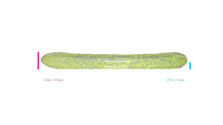 USED Discraft Z Confetti Ultra-Luna Putter Profile View