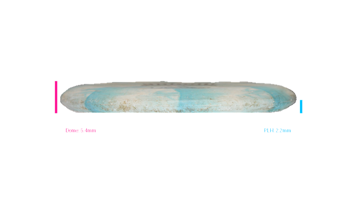 USED Discraft Crazy Tough Swirl Focus Putter Profile View