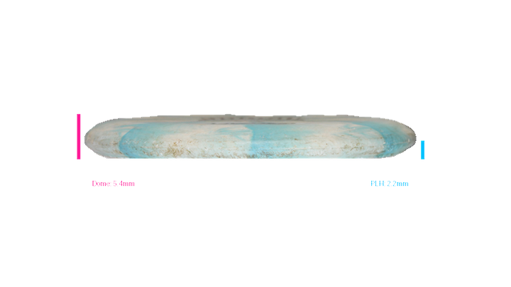 USED Discraft Crazy Tough Swirl Focus Putter Profile View