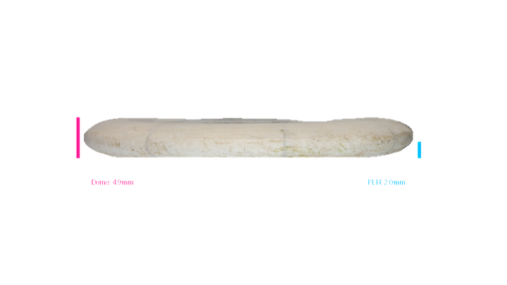 USED Discraft Crazy Tough Swirl Focus Putter Profile View
