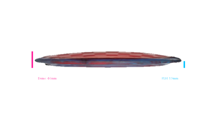 USED Dynamic Discs Fuzion Orbit Enforcer Distance Driver Profile View