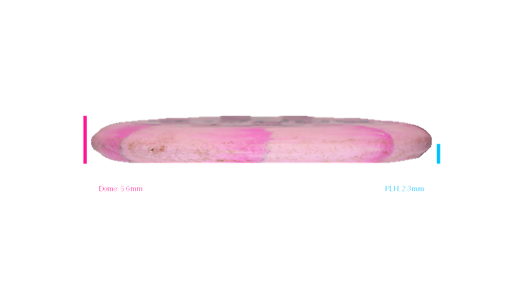 USED Discraft Crazy Tough Swirl Focus Putter Profile View