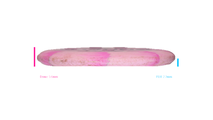 USED Discraft Crazy Tough Swirl Focus Putter Profile View