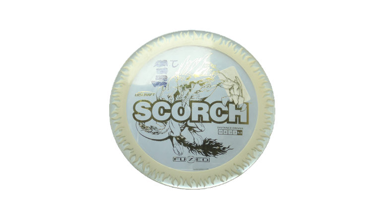 USED Discraft Fuzed Z Scorch Distance Driver Front View