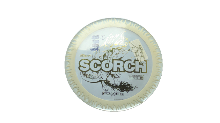 USED Discraft Fuzed Z Scorch Distance Driver Front View