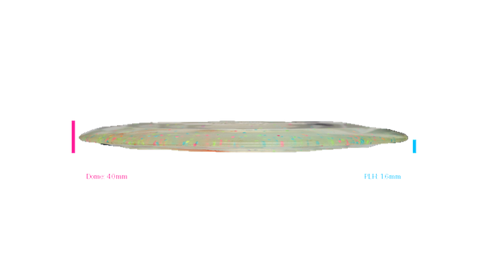 USED Discraft Z Confetti Nuke Distance Driver Profile View