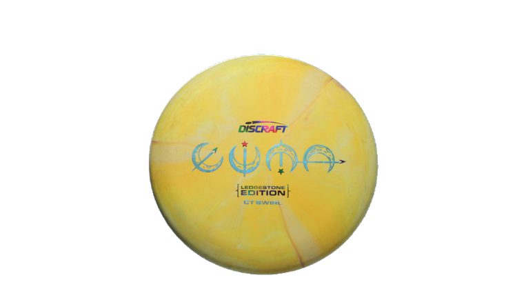 USED Discraft Crazy Tough Swirl Luna Putter Front View