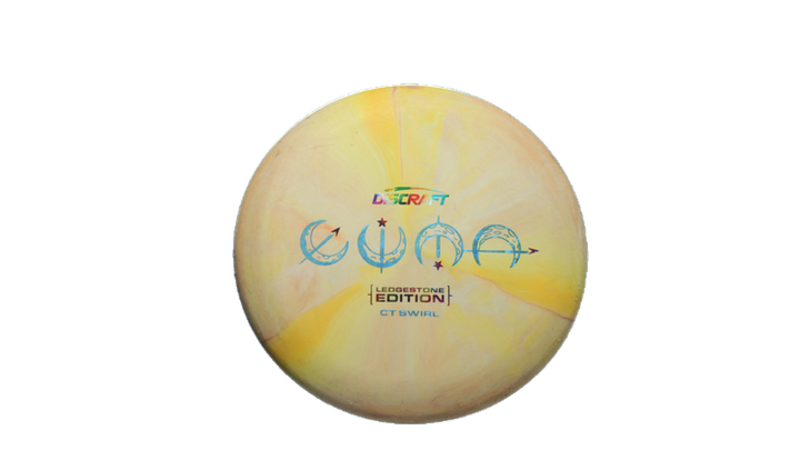 USED Discraft Crazy Tough Swirl Luna Putter Front View