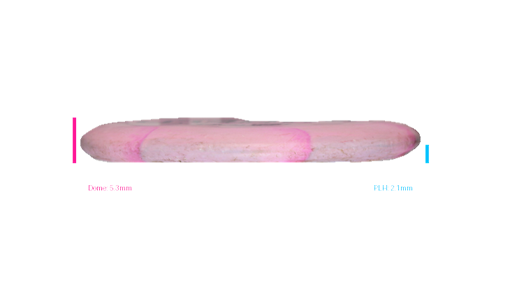 USED Discraft Crazy Tough Swirl Focus Putter Profile View