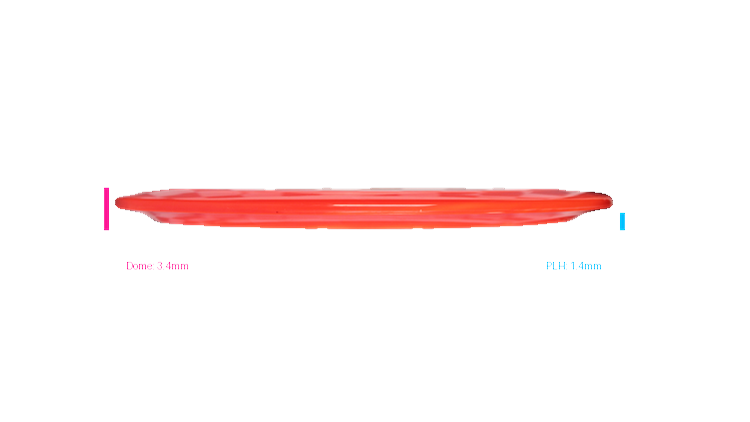 USED Dynamic Discs Supreme Orbit Sockibomb Felon Distance Driver Profile View