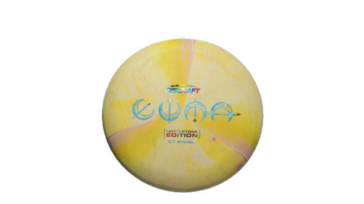 USED Discraft Crazy Tough Swirl Luna Putter Front View