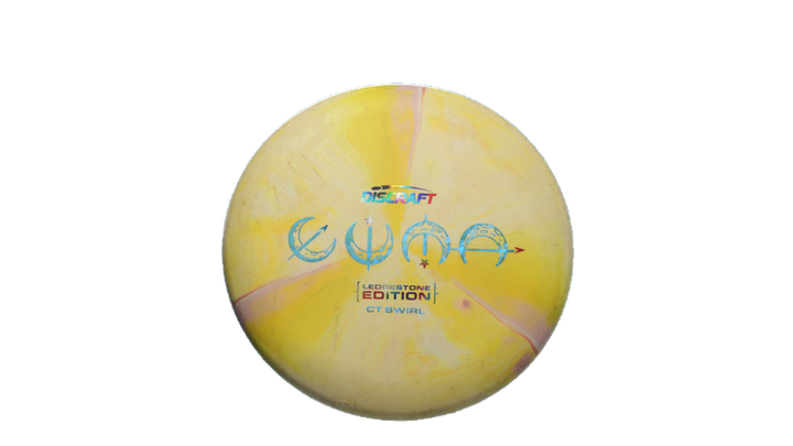 USED Discraft Crazy Tough Swirl Luna Putter Front View