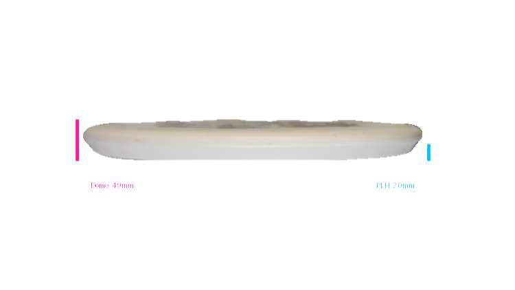 USED Discmania Hard Exo Tactic Putter Profile View