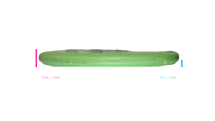 USED Discmania Hard Exo Link Putter Profile View