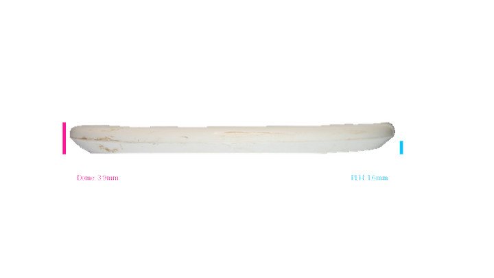 USED Discraft Custom/Other White ESP Zone Putter Profile View