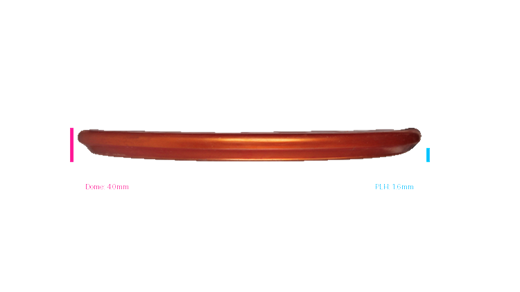 USED Dynamic Discs Fuzion Suspect Midrange Profile View