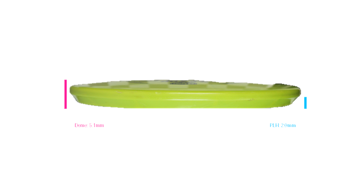 USED Discmania Razor Claw 2 Vapor Tactic Putter Profile View
