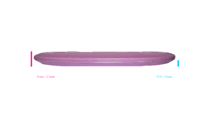 USED Discmania Custom / Innova Tooled P-Line MD4 Midrange Profile View