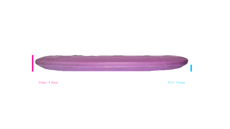USED Discmania Custom / Innova Tooled P-Line MD4 Midrange Profile View