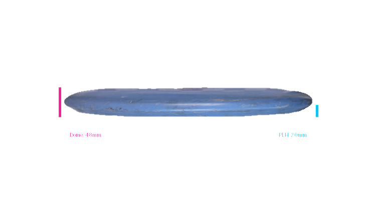 USED Discmania Hazy Custom / Innova Tooled D-Line MD2 Midrange Profile View