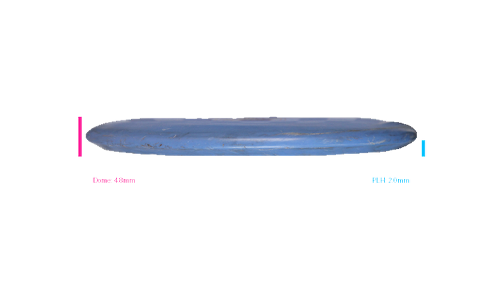 USED Discmania Hazy Custom / Innova Tooled D-Line MD2 Midrange Profile View
