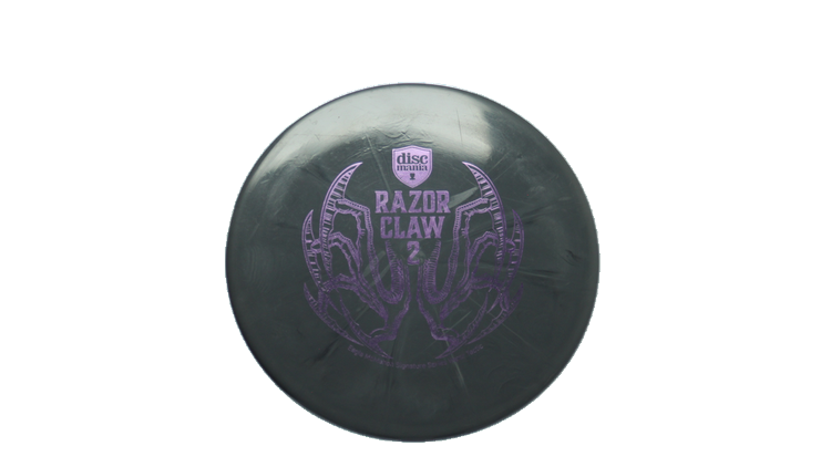 USED Discmania Razor Claw 2 Vapor Tactic Putter Front View