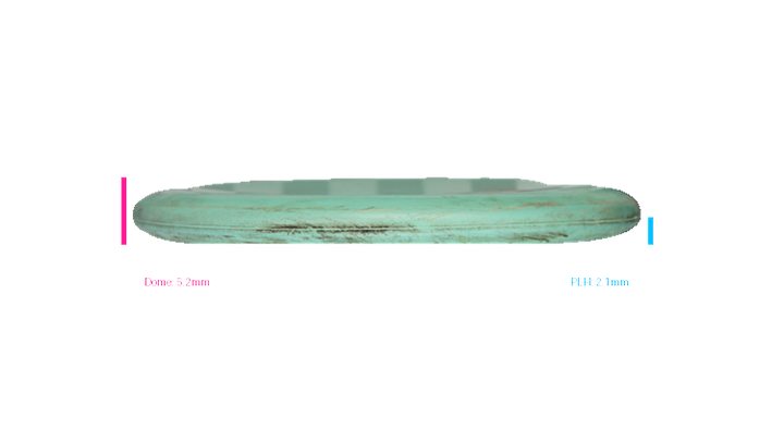 USED Discmania Penned X / Innova Tooled X-Line P1X Putter Profile View