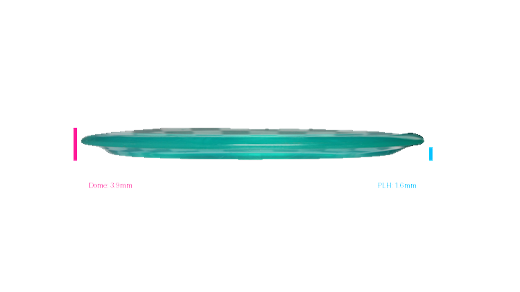 USED Discmania Custom / Innova Tooled C-Line PD Distance Driver Profile View