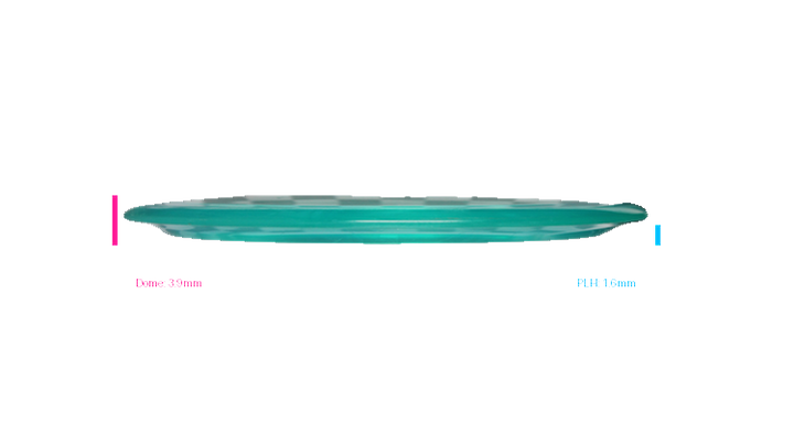 USED Discmania Custom / Innova Tooled C-Line PD Distance Driver Profile View