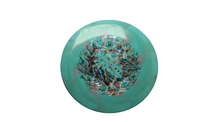 USED Discraft Custom ESP Swirl Cicada Fairway Driver Front View